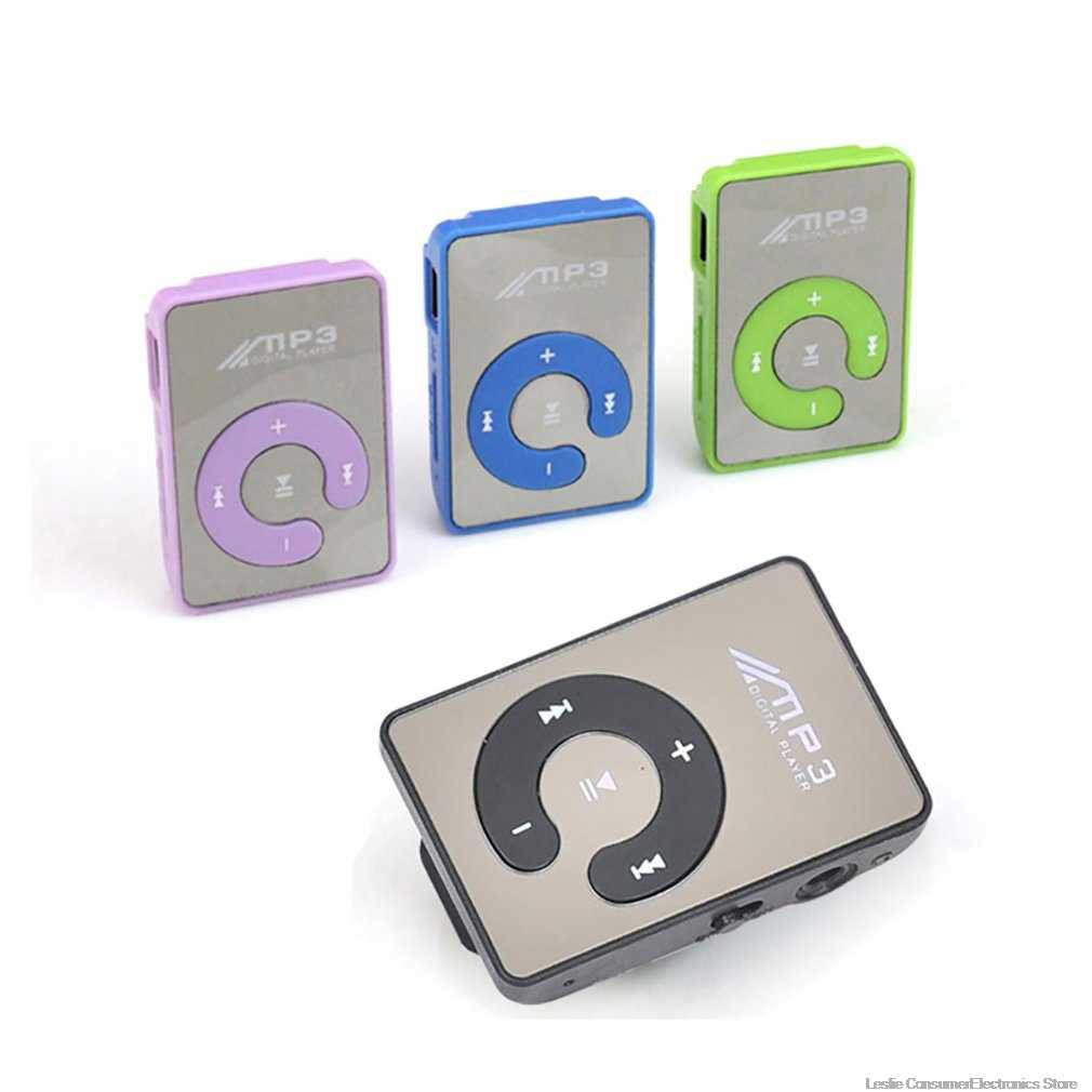 Máy phát nhạc MP3 có màn hình LCD mini hỗ trợ micro SD/TF 32GB kỹ thuật số có kẹp