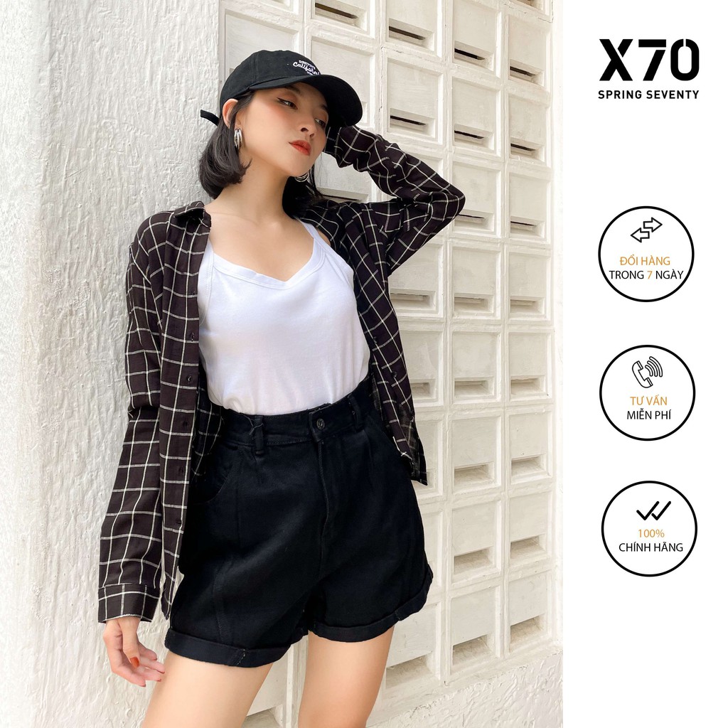 Quần Shorts Jean Nữ Thiết Kế Thời Trang X70 - 04520007