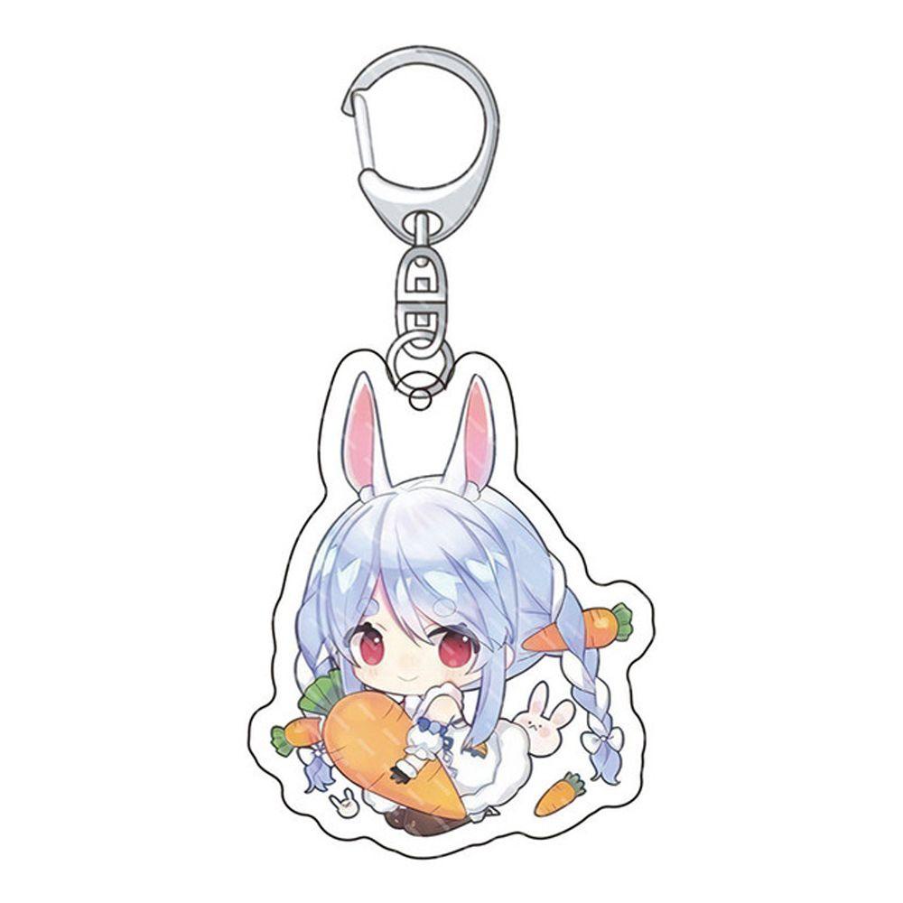 Móc Chìa Khóa Bằng Acrylic Hình Nhân Vật Anime AUGUSTINA Hololive Usada Pekora Hai Mặt Inugami Korone Shirakami Fubuki