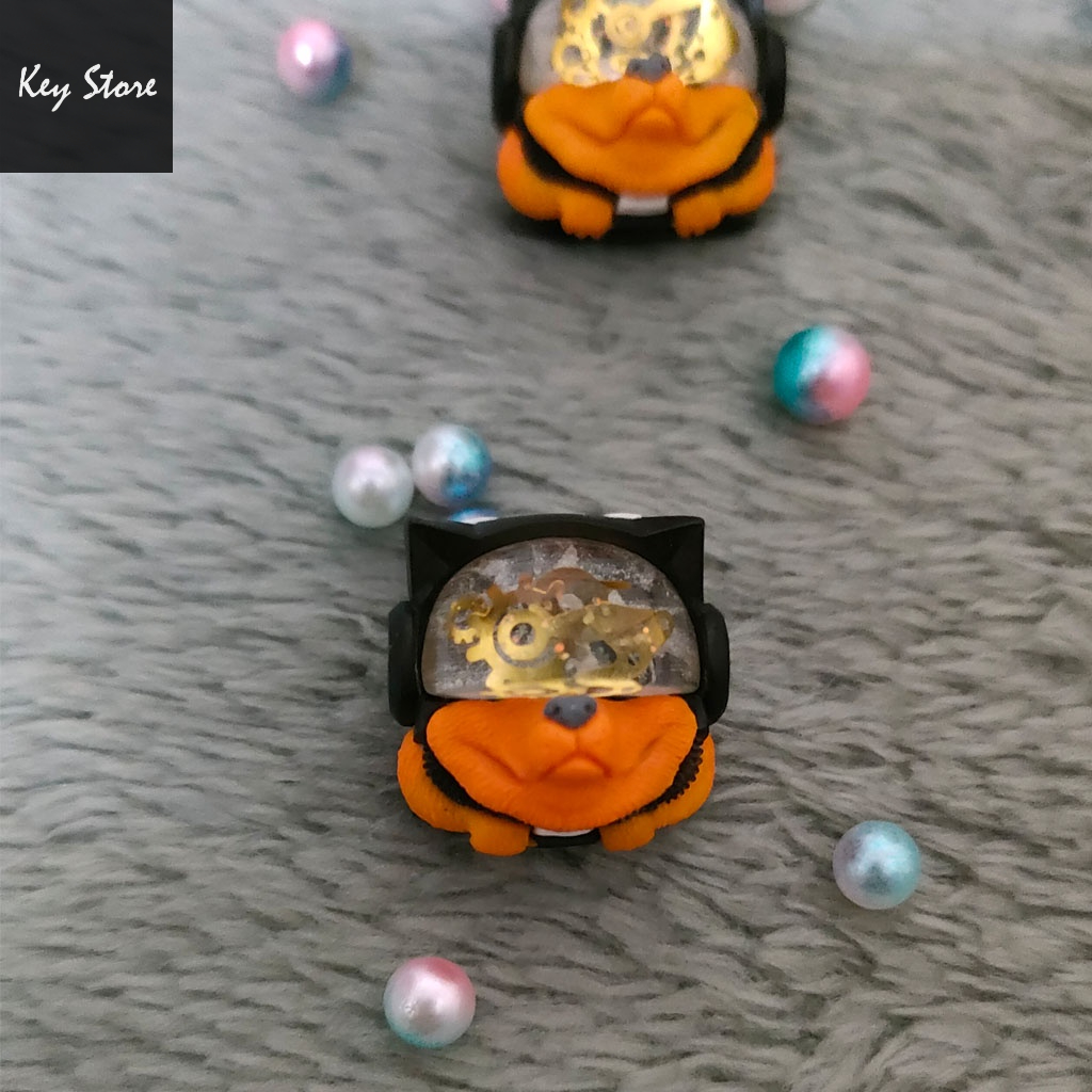 Nút bàn phím cơ artisan keycap sirius cam kính steampunk