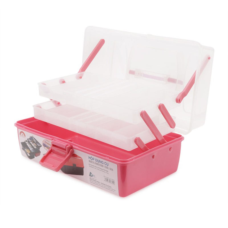 Hộp đựng dụng cụ làm nail 2 tầng - BX1957