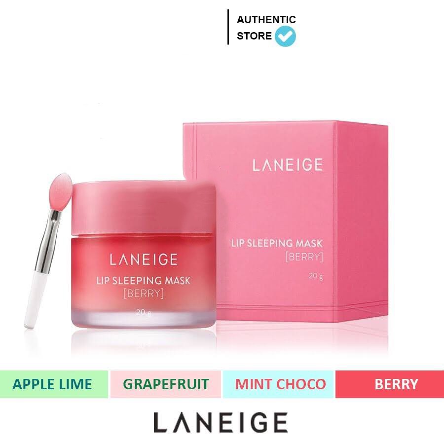 Mặt Nạ Ngủ Môi LANEIGE Lip Sleeping Mask Auth [ Mẫu Mới Nhất Date 2023 ]