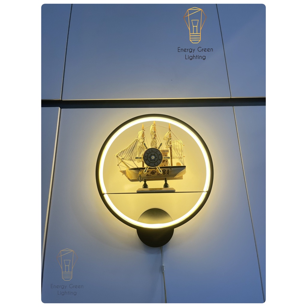 Nhiều Mẫu - Đèn Led Treo Tường Energy Green Lighting Hiện Đại Con Thuyền GT178 ,Cây Đàn GT180 - 3 Chế Độ Ánh Sáng