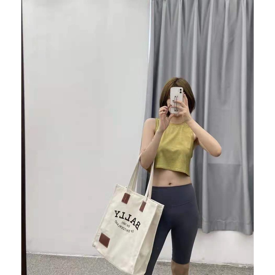 Túi Xách Vải Canvas Phối Da Thật Cỡ Lớn Thời Trang 2023 Cho Nữ777777