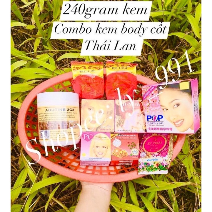 Combo kem body Thái Lan loại 1 dưỡng trắng da cho mọi loại da