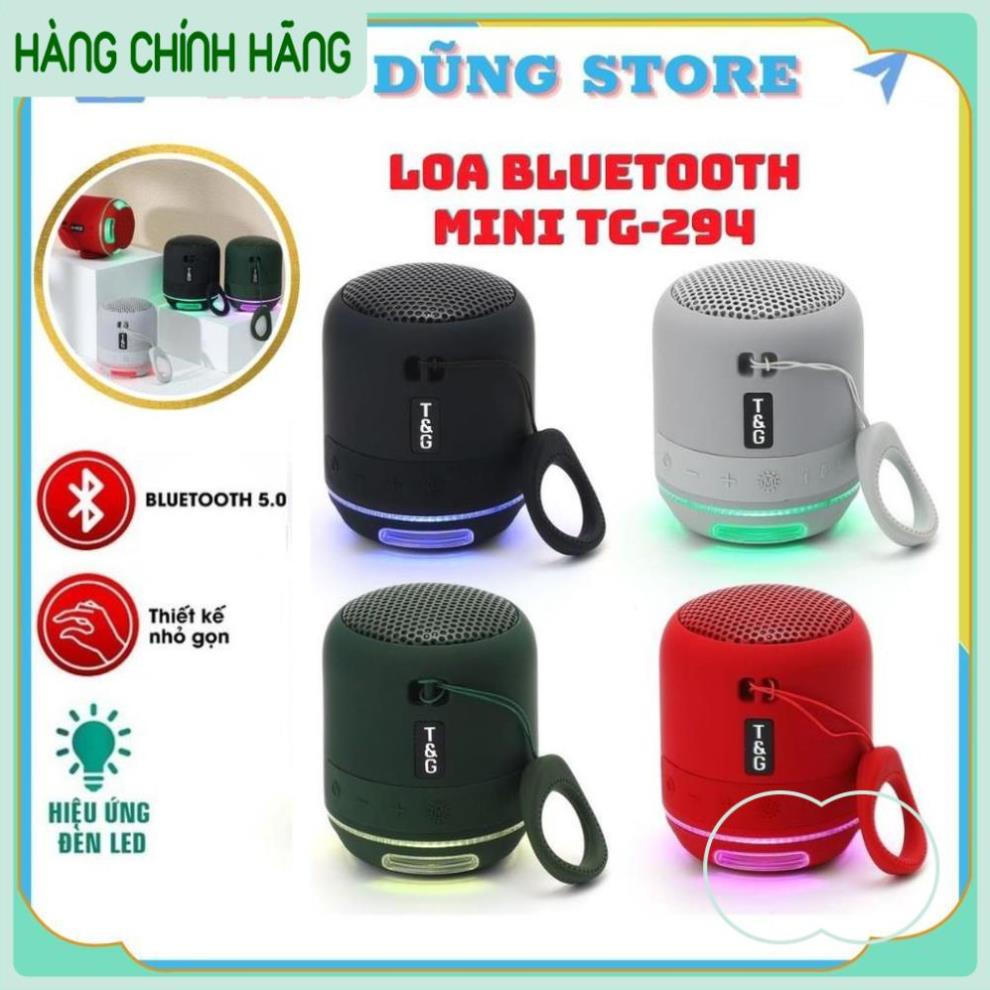 Loa Bluetooth Mini TG 294, Loa không dây Hỗ Trợ TF Loa Di Động Mini có MIC Cho laptop PC Chính Hãng BH 6 tháng
