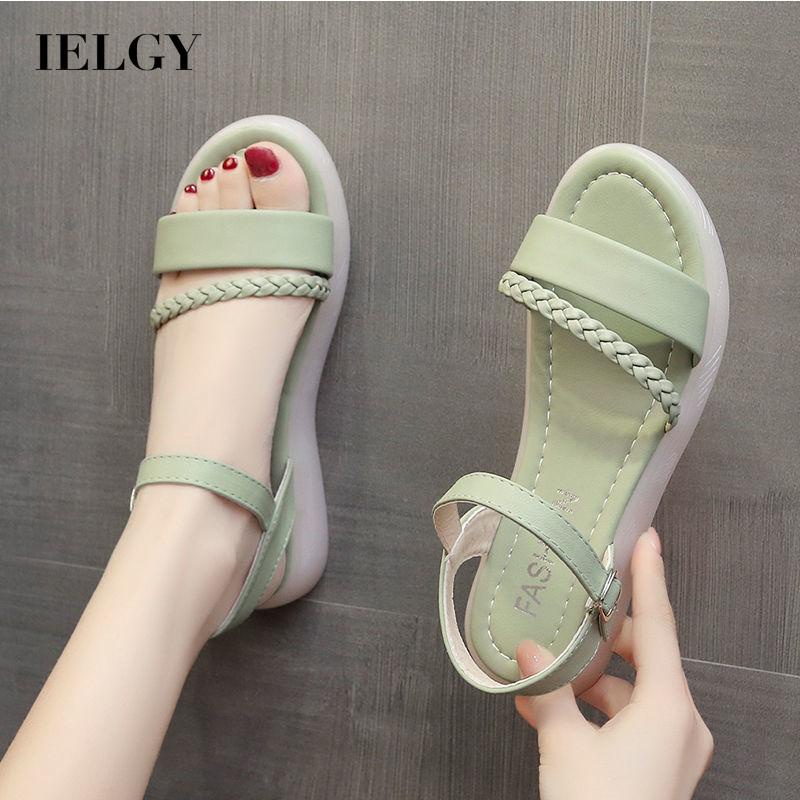 Giày sandal IELGY đế mềm phong cách Roman thời trang năng động cho nữ