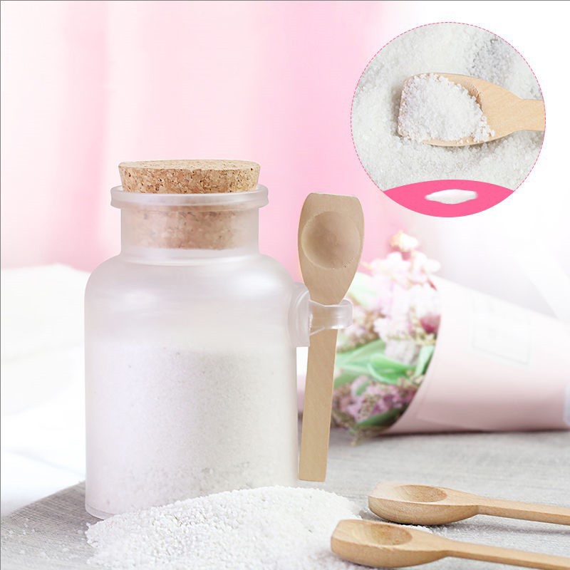 (Hàng Mới Về) Lọ Đựng Muối Tắm Dạng Tròn 200ml Tiện Dụng