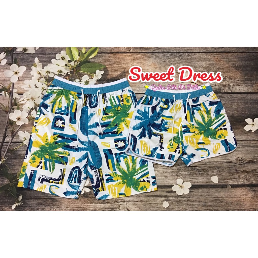 Quần Đôi Đi Biển Siêu Chất - Sắc Màu