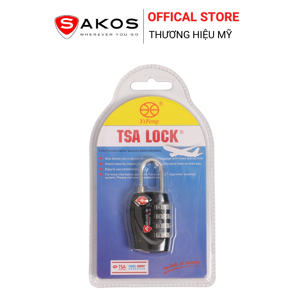 Ổ khóa vali du lịch TSA Sakos YLA006