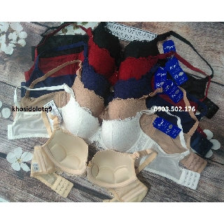 Áo lót Boya ren 3 móc cài mút kép mỏng