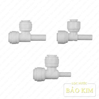 Tê đút lệch cắm nhanh ống 6 | 10mm ra ống 6mm | ống 10mm