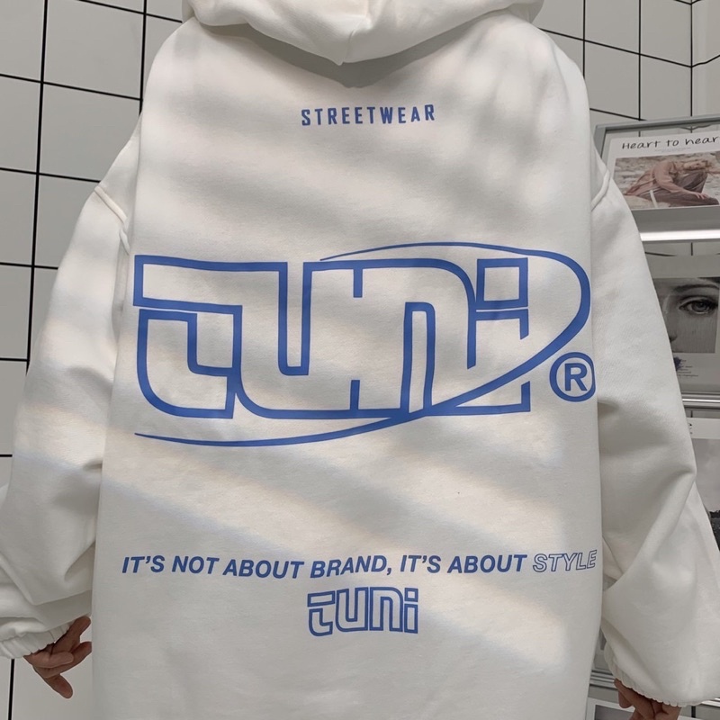 Áo hoodie thụng dáng rộng unisex dưới 85kg chất nỉ bông cotton tabistore - Áo hoodie Tuni | BigBuy360 - bigbuy360.vn