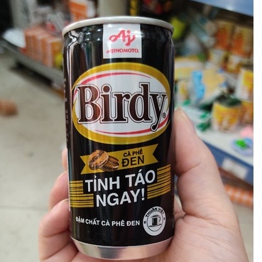 CÀ PHÊ ĐEN/ SỮA BIRDY LON 170ML