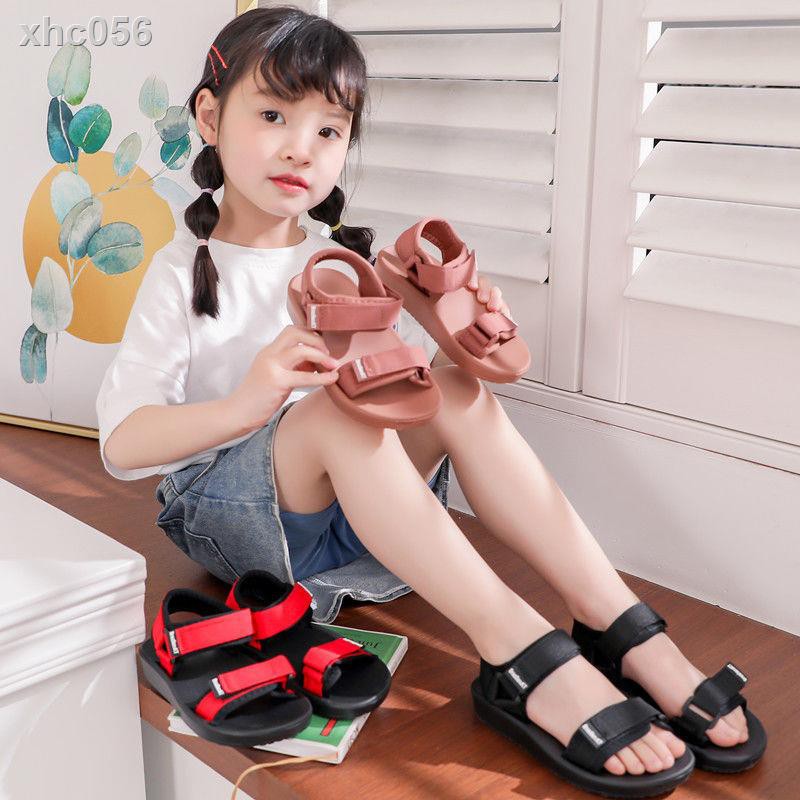 Giày Sandal Vải Canvas Mềm Thời Trang Đi Biển Dành Cho Trẻ 2021