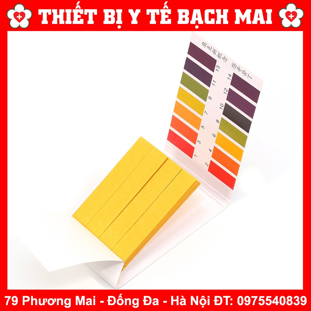 Bộ 80 Miếng Giấy Quỳ Tím Thử PH