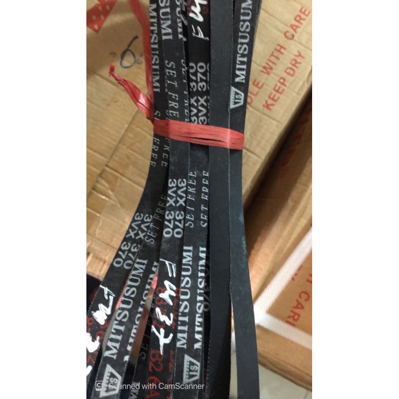 Dây curoa 3vx370 mitsusumi
