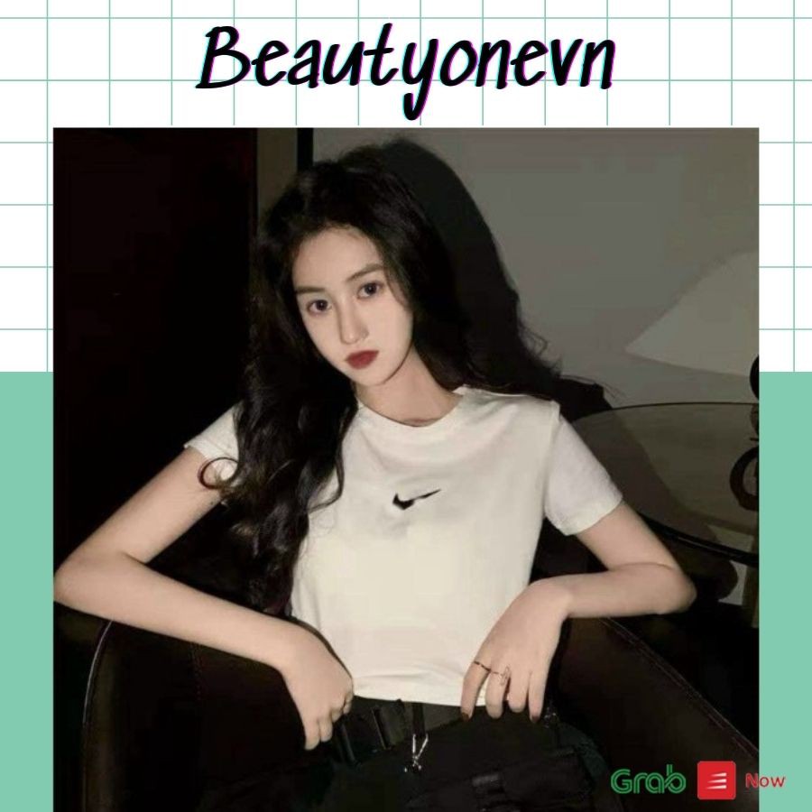 [Mã FAMAYWA giảm 10K đơn 50K] Áo Croptop NKE Trơn Cộc Tay , Áo thun Croptop trơn ngắn tay Unisex ✦ Chất liệu: cotton