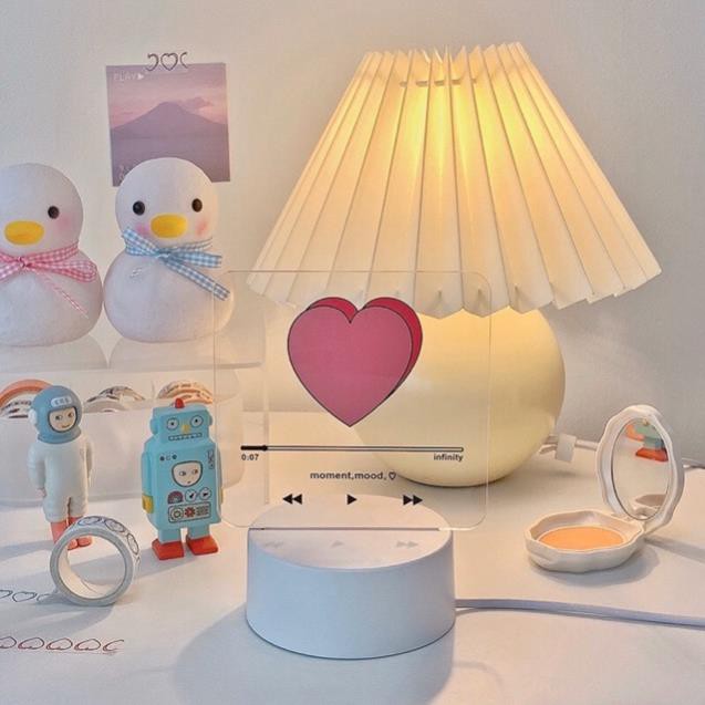 Đèn led 3D đèn ngủ Acrylic đèn hình trái tim độc đáo