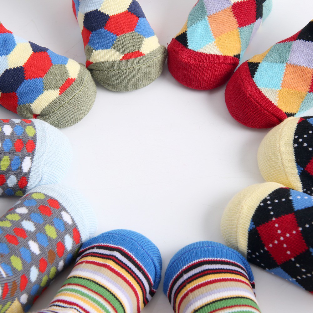 Set 5 Đôi Vớ Sanlutoz Chất Liệu Cotton Đáng Yêu