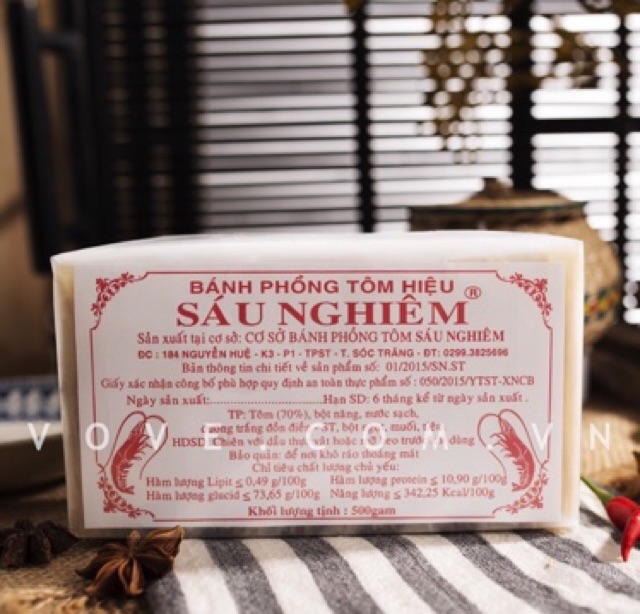 Bánh Phồng tôm Sáu Nghiêm Sóc Trăng 1kg