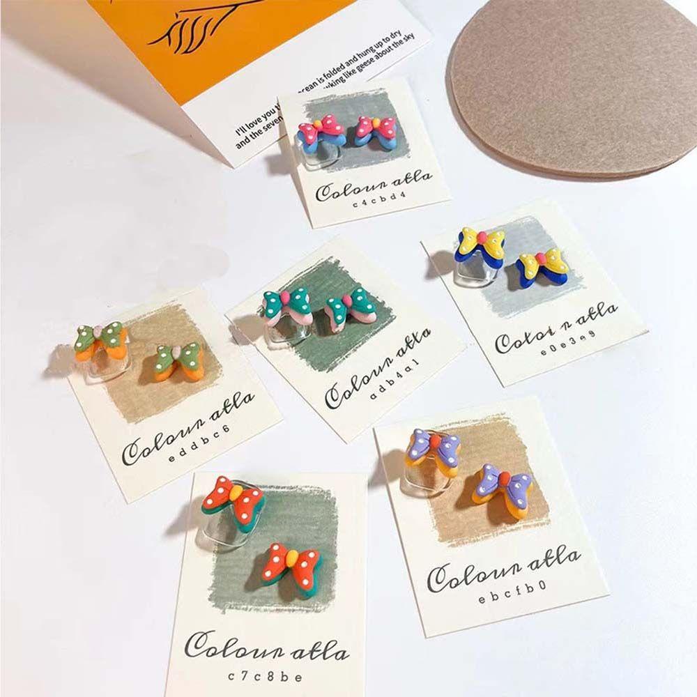 Set 10 Nơ Hai Lớp Bằng Nhựa Resin Trang Trí Móng Tay Nghệ Thuật DIY