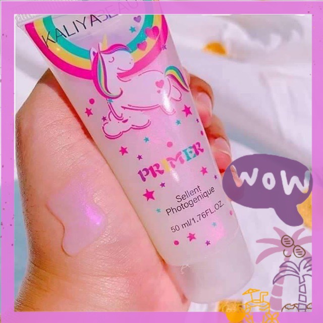 KEM LÓT UNICORN NGỰA YÊU KALIYA BEAUTY primer nội địa dưỡng da cấp ẩm bảo vệ căng bóng da sỉ tốt NGỰA BEAUTY