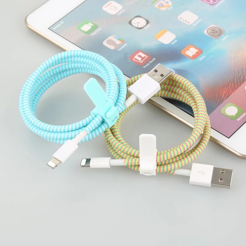 Dây silicon bảo vệ cáp sạc tai nghe dài 1.4m