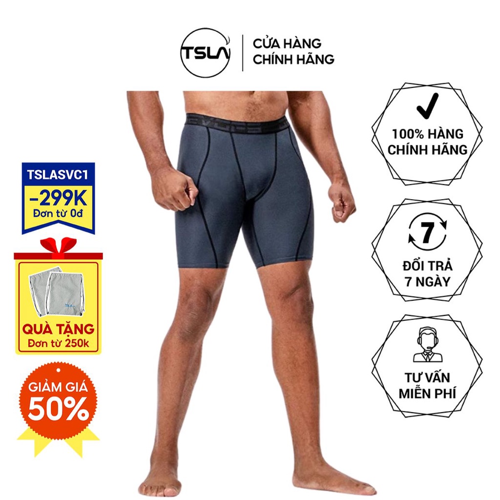 ☑❀❐Quần legging thể thao nam ngắn Devops đùi 1 2 chất thun bó cơ combat giữ nhiệt tập gym đá banh bóng rổ chạy bộ yoga b
