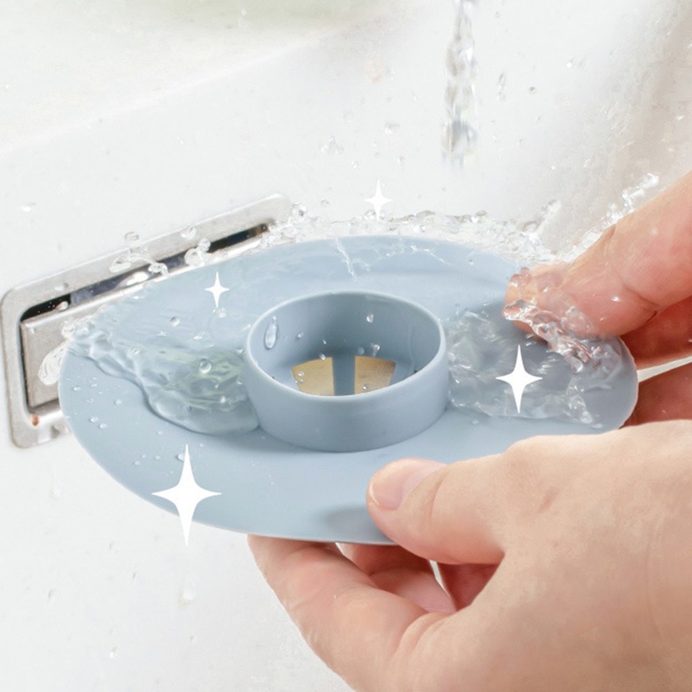 Nắp Đậy Cống Thoát Nước Nhà Bếp/Phòng Tắm Bằng Silicon Họa Tiết Hoạt Hình Dễ Thương