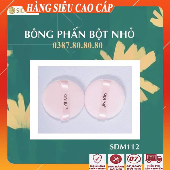 [ FreeShip - HÀNG NHẬP KHẨU] Sét 2 bông phấn trang điểm sidumi/ Bông đánh phấn phủ, phấn bột, phấn nén, phấn má cao cấp