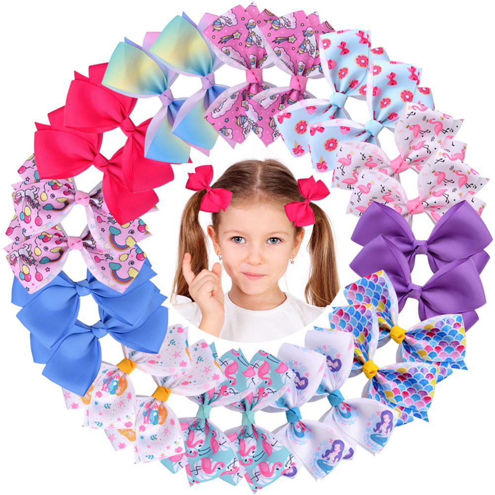 Nơ kẹp tóc KIDSBOWS màu sắc xinh xắn cho bé