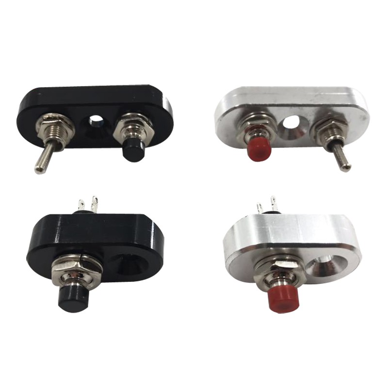 Nhôm hợp kim phổ xe máy tay lái Grip Chuyển Headlight Horn Đẩy