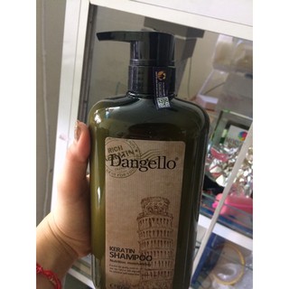 Cặp Dầu Gội Dầu Xả Dangello Keratin 800ml x 2