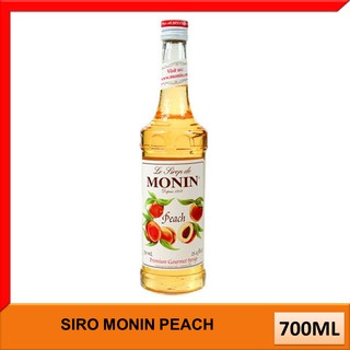 Siro Monin Đào (Peach) Chai Thủy Tinh 700ml