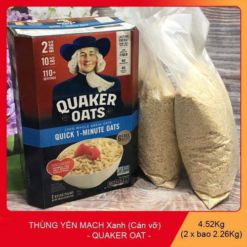 Yến Mạch Mỹ Quaker Oats Quick 1 Minutie 4.52kg