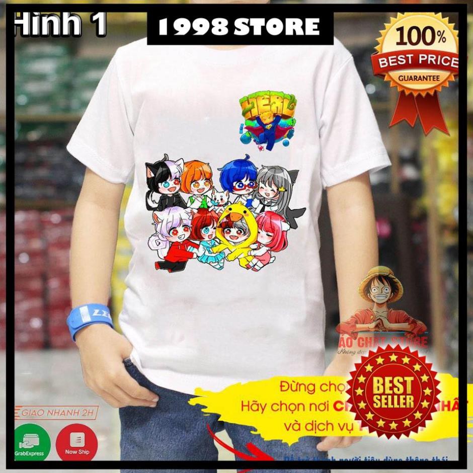 (VIDEO + ẢNH THẬT) BST Áo Hero Team Mini World Đẹp | Áo Thun Mini World Toàn Thành Viên Hero Team MC
