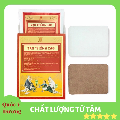 Cao dán xương khớp-Giảm đau nhanh chóng,hỗ trợ điều trị Thoái hóa,đau dây thần kinh,viêm khớp