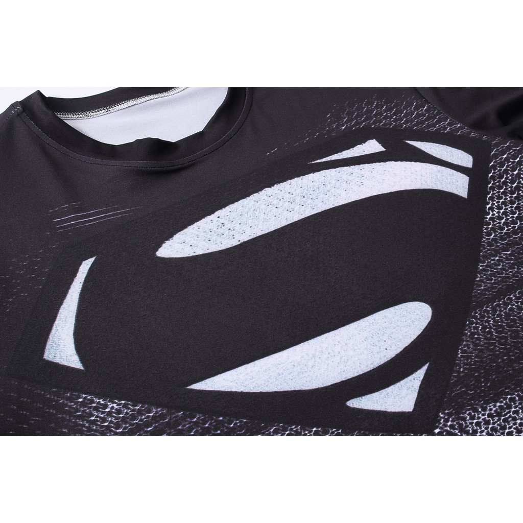 New Fitness Compression Quick Dry Superman T-shirt Men Short Sleeve 3D Sports Tops Men T Shirt Summer Fashion Tshirt