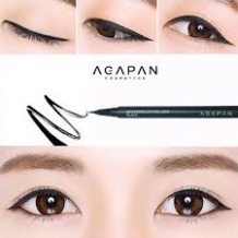 (CAM KẾT AUTH) Bút Kẻ mắt dạ Hàn Quốc không lem, không trôi Agapan Waterproof Eyeliner Black