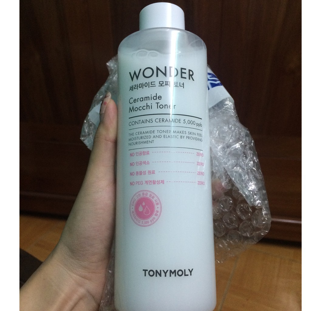 TONER TONYMOLY WONDER CERAMIDE MOCCHI 500ML CHÍNH HÃNG - 5572