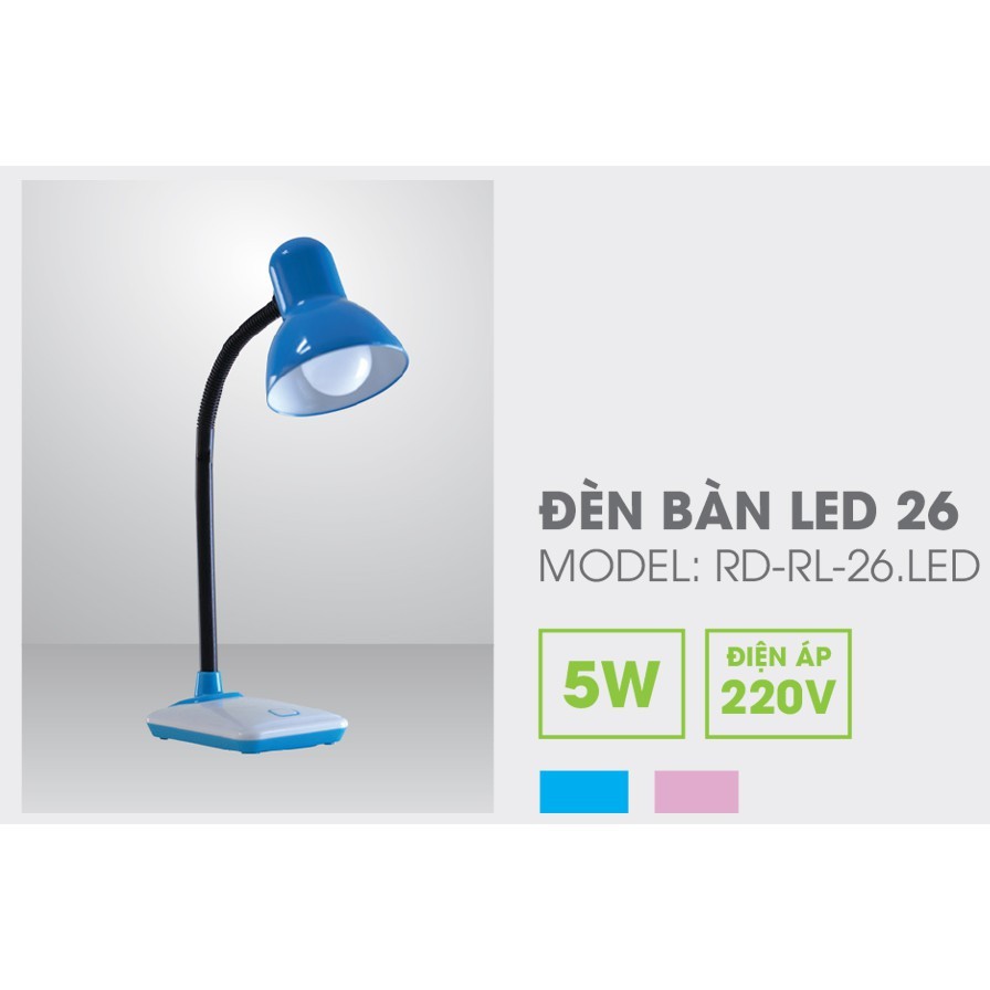 Đèn bàn LED RL 26 Rạng Đông Chống Cận