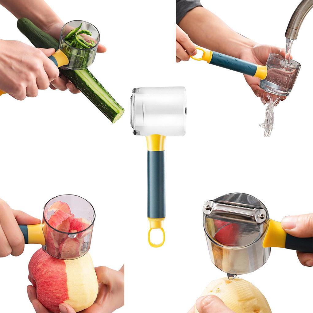 Dụng Cụ Gọt Vỏ Củ Quả Đa Năng Kèm Hộp Đựng