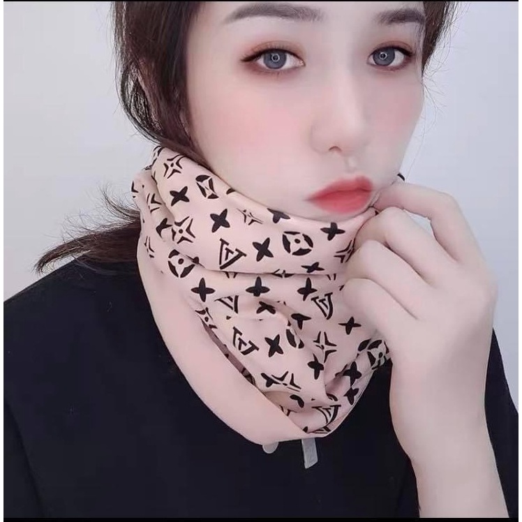 HG0269 khăn quàng cổ/khăn chùm đầu nữ thun co giãn thu đông hàng nhập