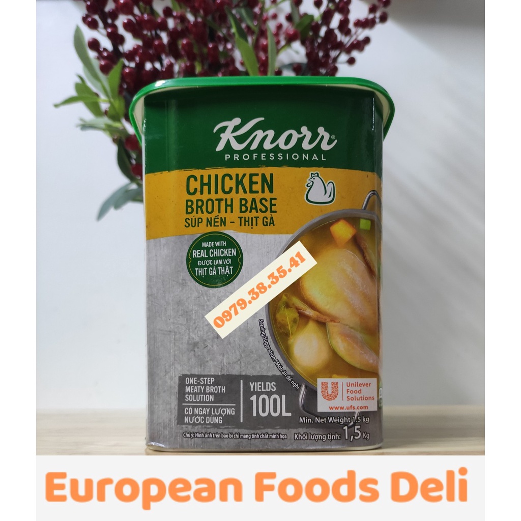 Gia Vị Bột Xốt Nâu Knorr Demi Glace Hộp 1KG