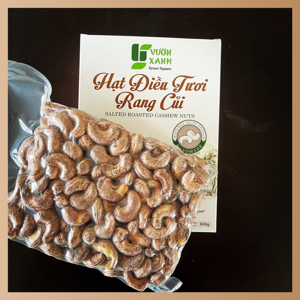 [Giảm 10%] Hạt điều rang muối loại 1 - túi 500gr - Hạt dinh dưỡng cho mẹ và bé