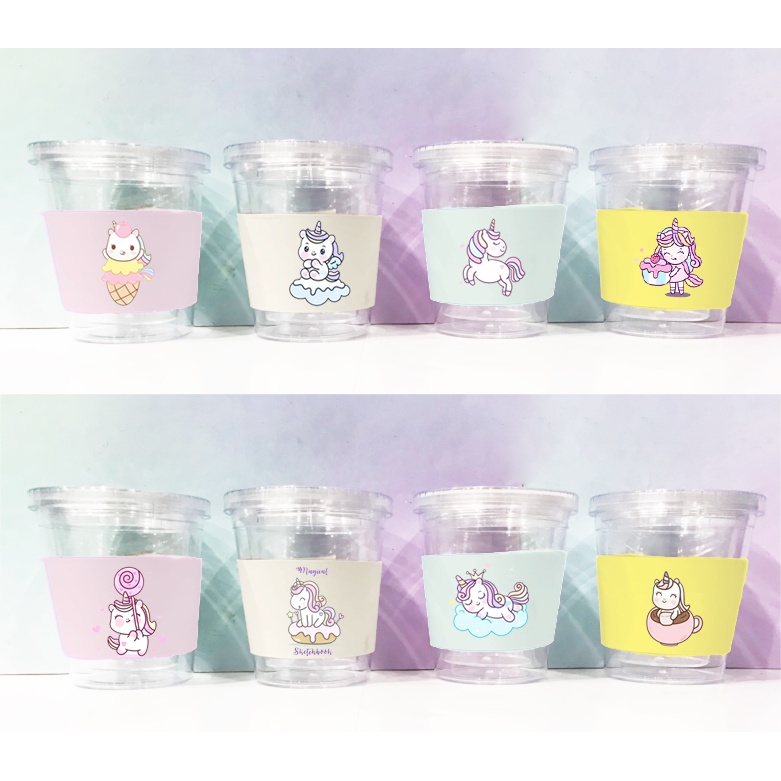 Cốc 2 lớp ngựa thần unicorn C2DI9 cốc giữ nhiệt ly 2 lớp cốc làm lạnh dễ thương