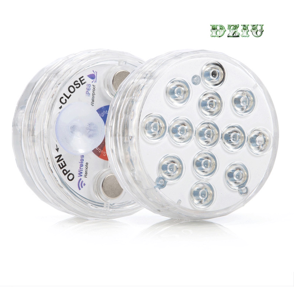 Đèn led trang trí dưới nước sân vườn, đèn led lặn hồ cá điều khiển từ xa RF