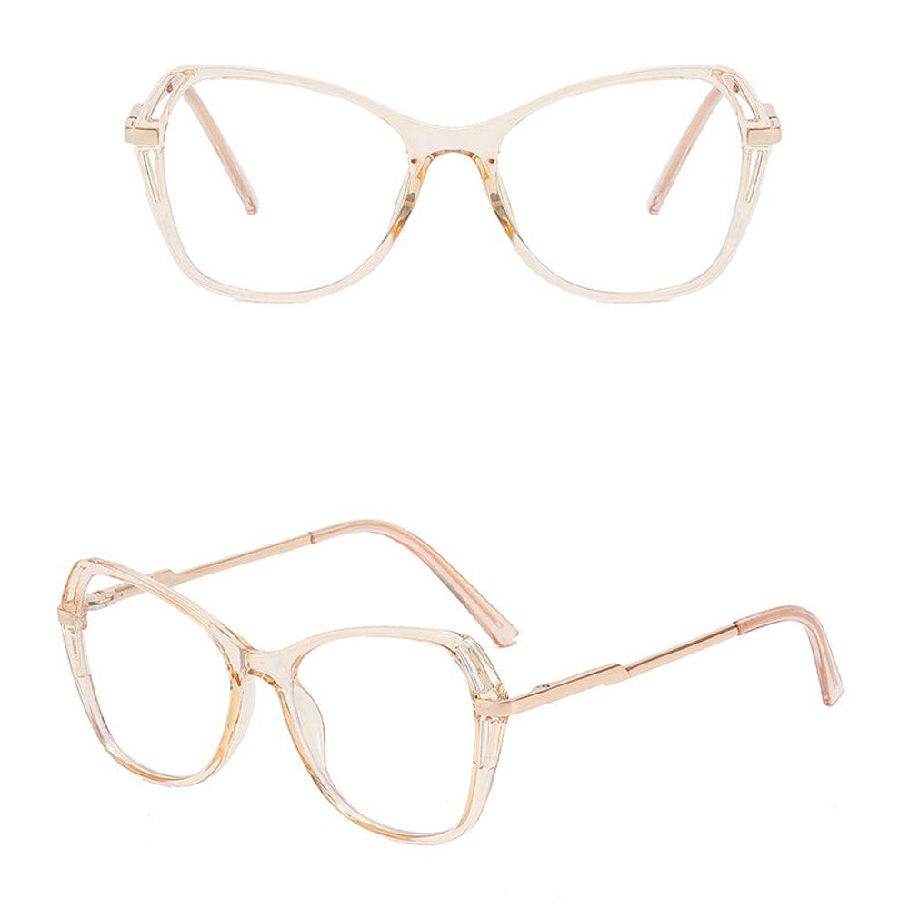 Kính Chống Ánh Sáng Xanh Gọng Kim Loại Thời Trang Hàn Quốc Cho Nữ