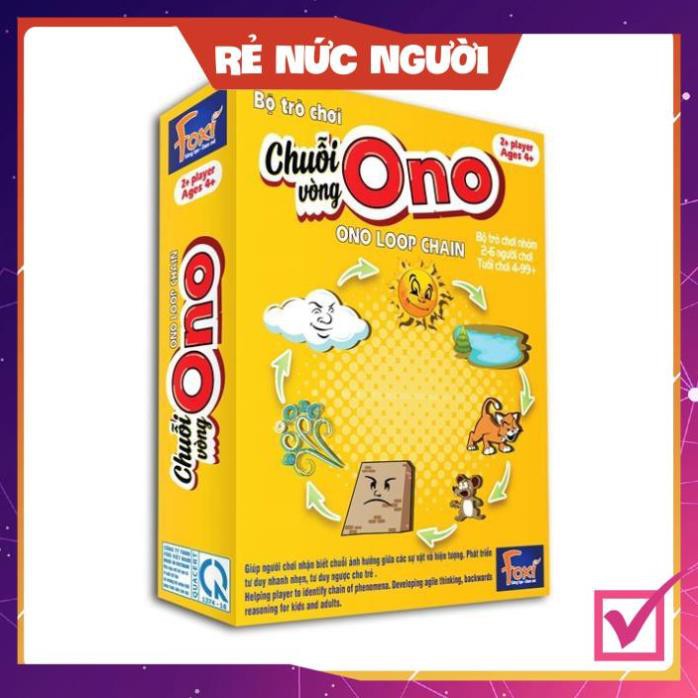 [LẺ=SỈ=SIÊU RẺ] Board game-Chuỗi Ono Vòng Foxi-Đồ chơi trẻ em-phát triển kỹ năng-hiểu về hiện tượng tự nhiên